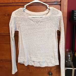Cream colored long sleeve